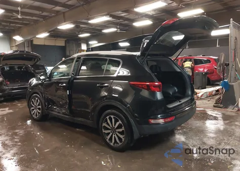 2017 Kia Sportage Ex from USA, damaged, VIN KNDPNCAC0H7084866